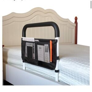 Bed rail for elderly pregnant woman and kids
